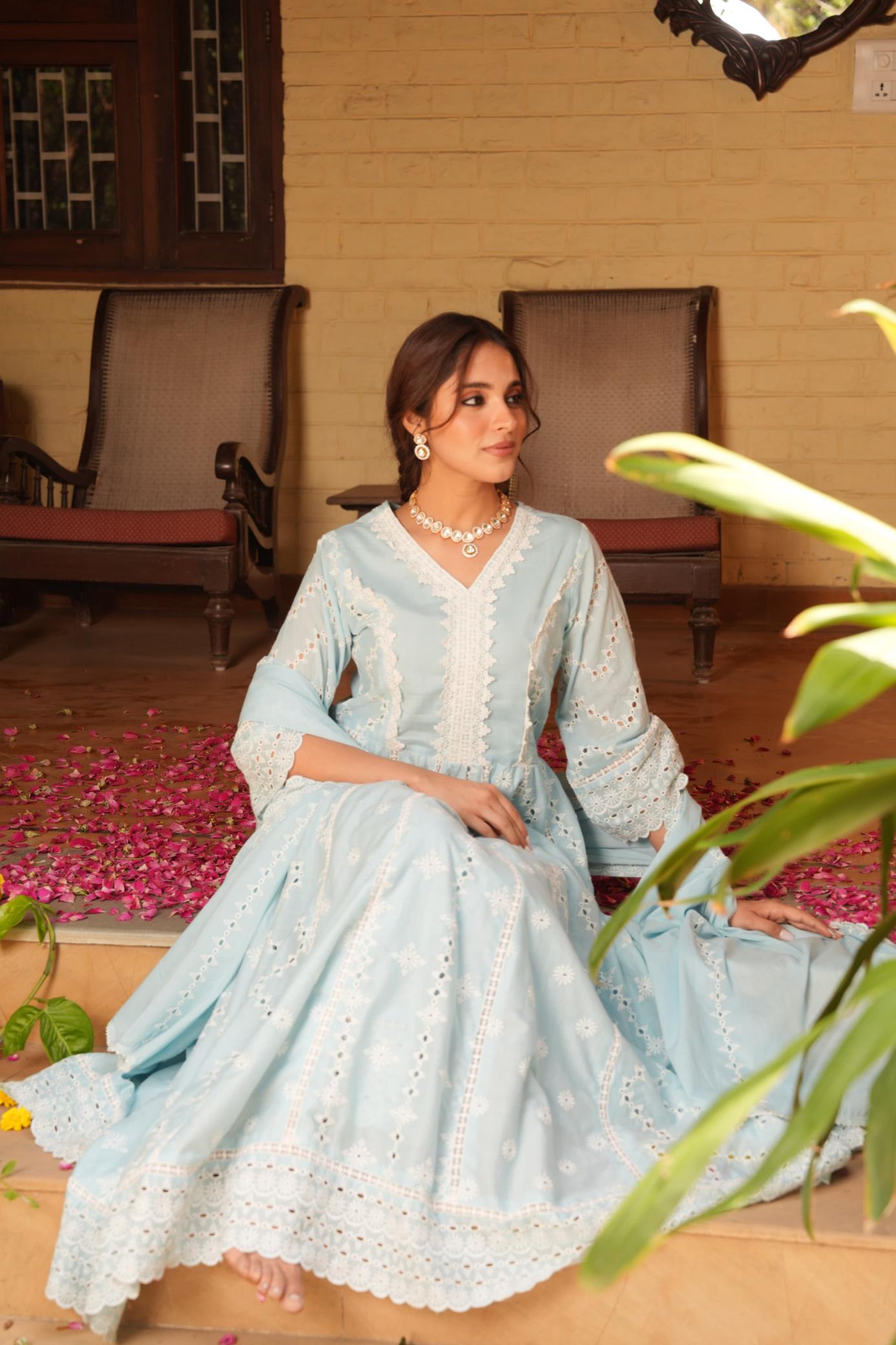Felocity Tanyaa P 203 catalog lace kurtis online india