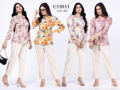 Gaabaa 899 catalog Cotton Flex Printed Shirt