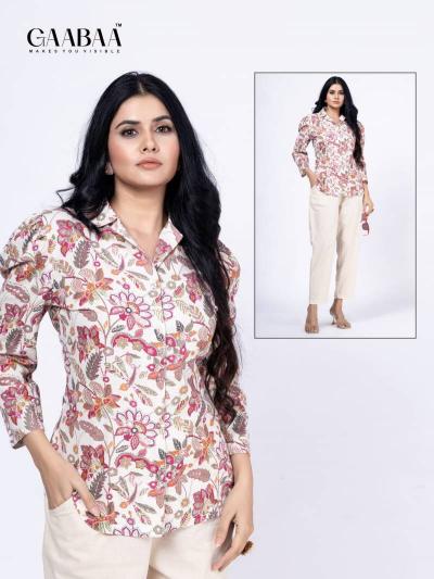 Gaabaa 899 catalog Cotton Flex Printed Shirt