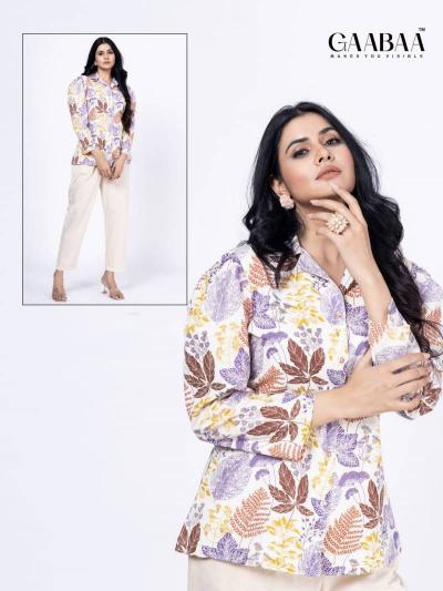 Gaabaa 899 catalog Cotton Flex Printed Shirt