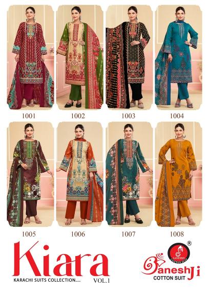 Ganeshji Kiara Vol-1 – Dress Material - Wholesale Catalog