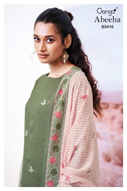 Ganga Abeeha 3415 catalog wholesale salwar kameez
