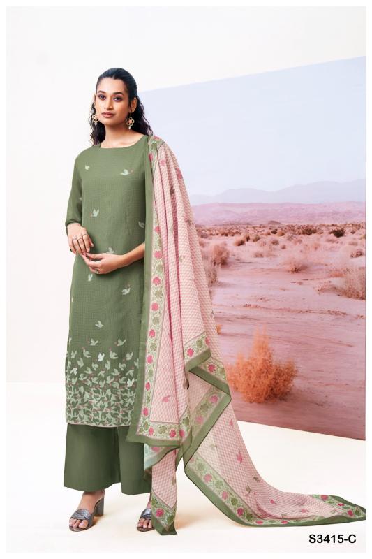 Ganga Abeeha 3415 catalog wholesale salwar kameez