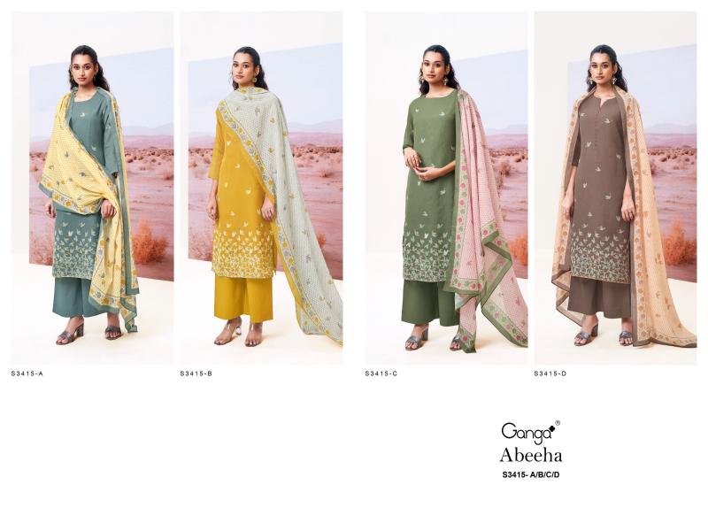 Ganga Abeeha 3415 catalog wholesale salwar kameez