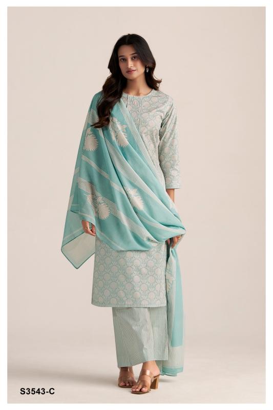 Ganga Alyssa 3543 catalog wholesale market of salwar kameez in surat