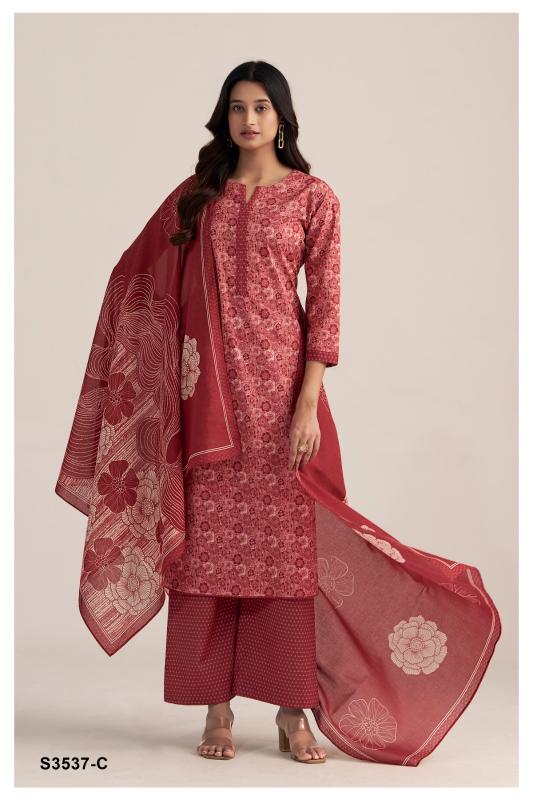 Ganga Arlette 3537 Catalog wholesale pakistani designer salwar kameez