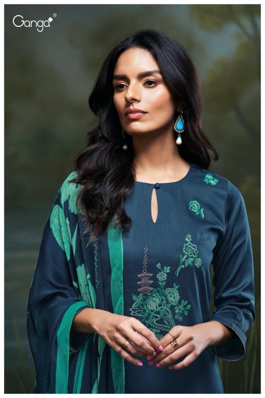 Ganga Asriel 3391 catalog cotton salwar kameez wholesaler