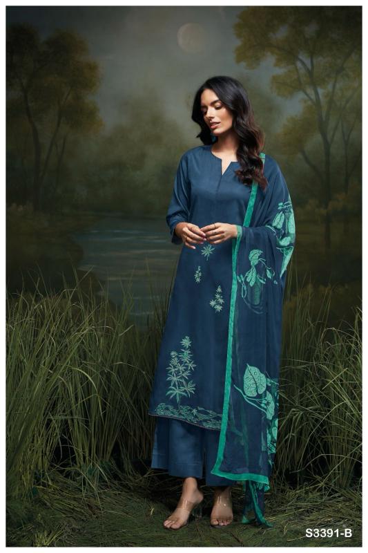 Ganga Asriel 3391 catalog cotton salwar kameez wholesaler