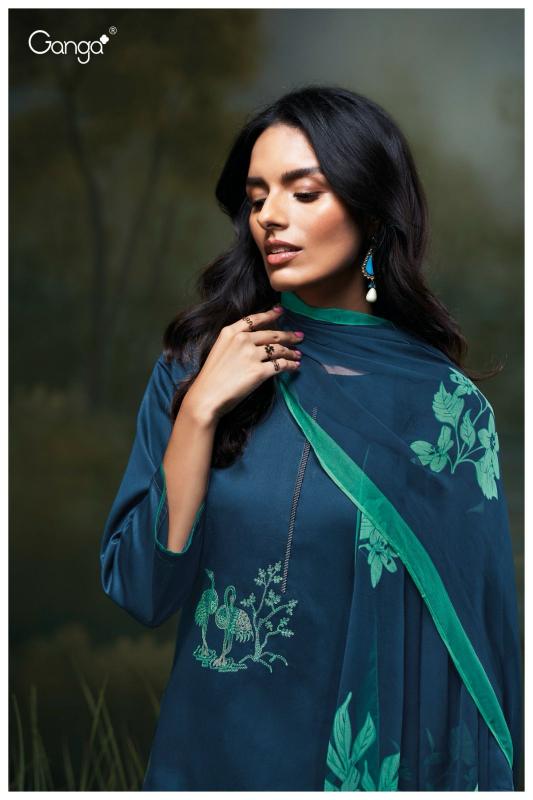 Ganga Asriel 3391 catalog cotton salwar kameez wholesaler
