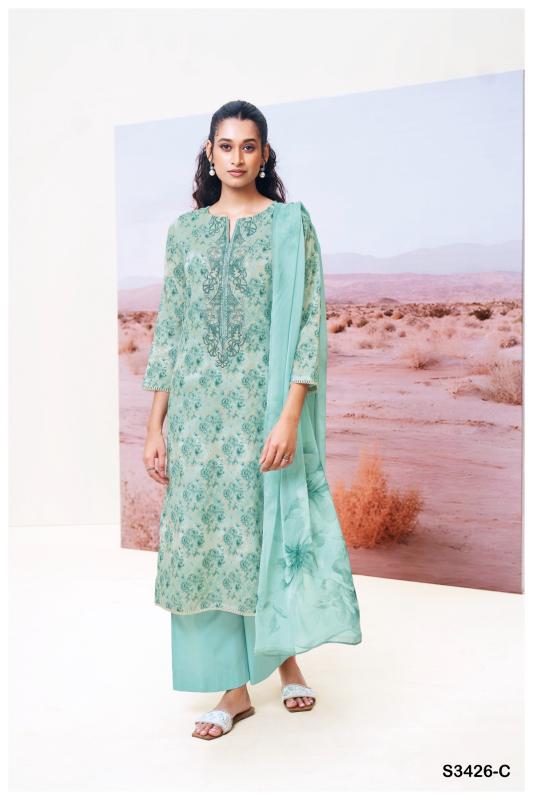 Ganga Brea 3426 catalog salwar kameez wholesaler forms