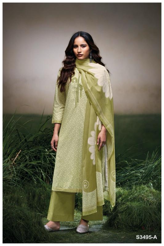 Ganga Carissa 3495 catalog salwar kameez wholesale in kolkata