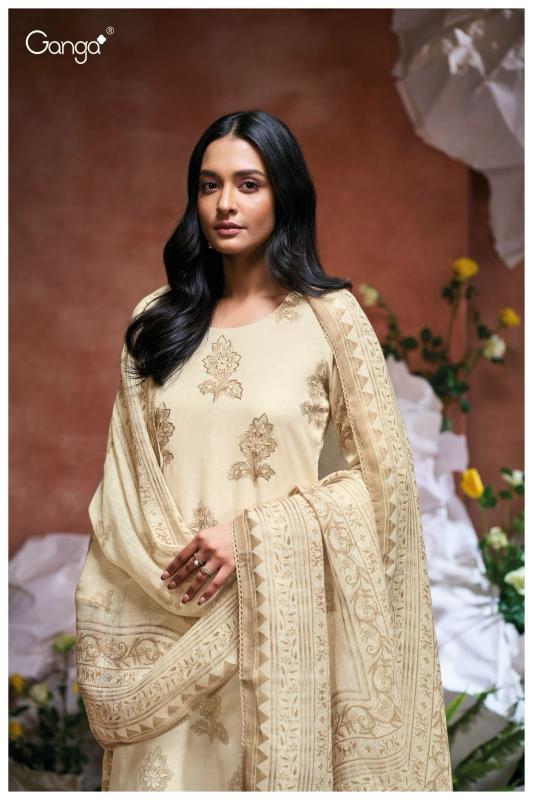 Ganga Damaris 3490 catalog wholesale salwar kameez market in kolkata