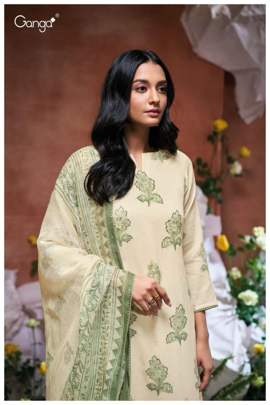Ganga Damaris 3490 catalog wholesale salwar kameez market in kolkata