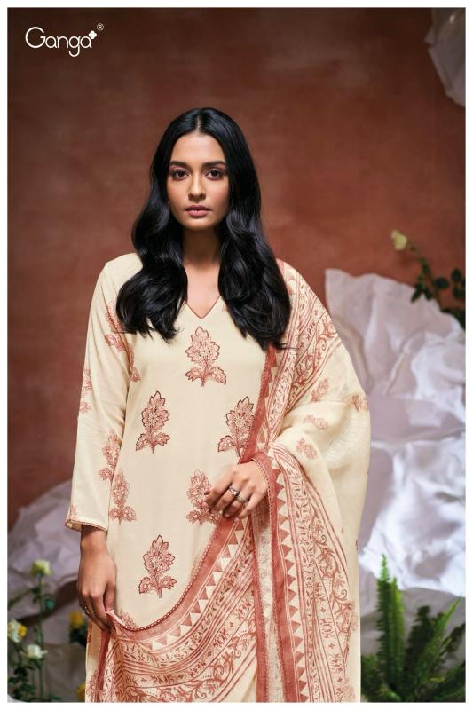 Ganga Damaris 3490 catalog wholesale salwar kameez market in kolkata