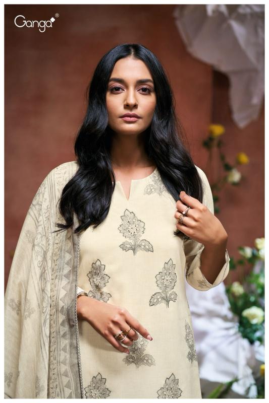Ganga Damaris 3490 catalog wholesale salwar kameez market in kolkata