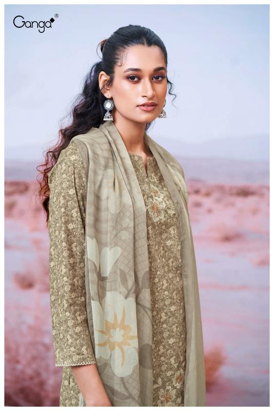 Ganga Dasmi 3455 catalog wholesale salwar kameez market in bangalore