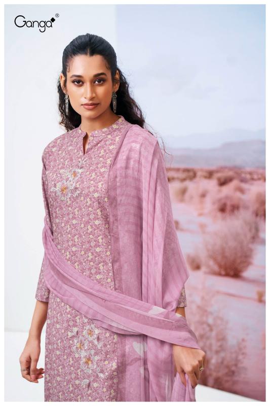 Ganga Dasmi 3455 catalog wholesale salwar kameez market in bangalore
