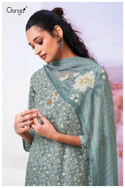 Ganga Dasmi 3455 catalog wholesale salwar kameez market in bangalore