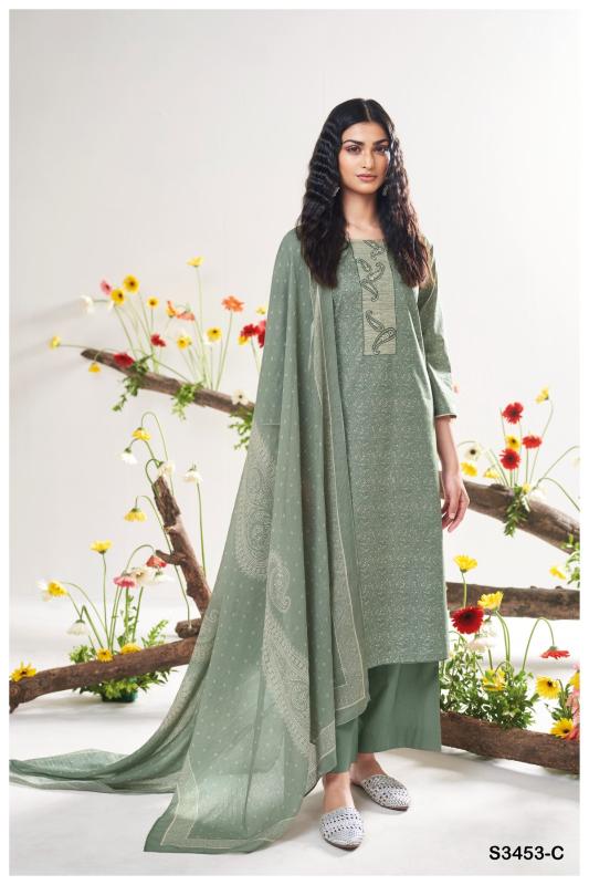 Ganga Deeandra 3453 catalog salwar kameez wholesale online shopping 