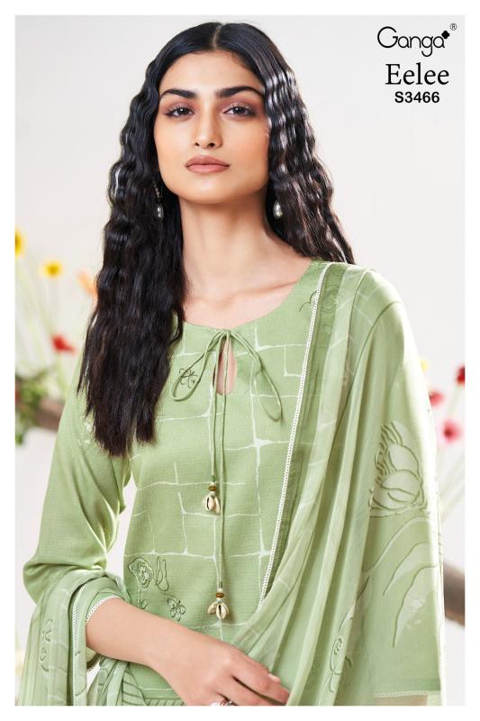 Ganga Eelee 3466 catalog wholesale salwar kameez catalogue with price