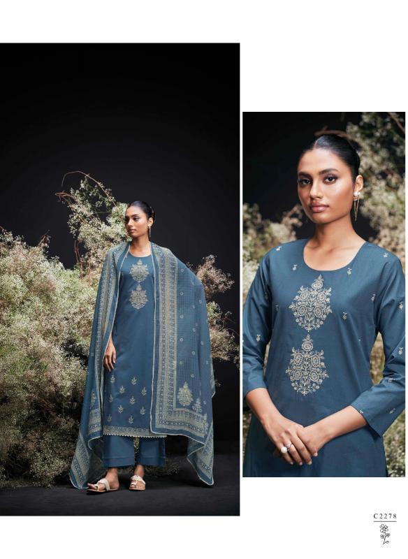 Ganga Enzi catalog wholesale unstitched salwar kameez suppliers