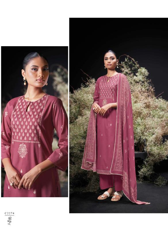 Ganga Enzi catalog wholesale unstitched salwar kameez suppliers