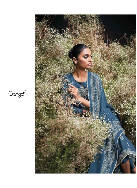 Ganga Enzi catalog wholesale unstitched salwar kameez suppliers
