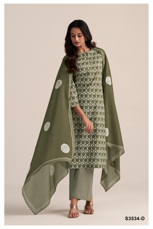 Ganga Esme 3534 catalog designer salwar kameez wholesalers india