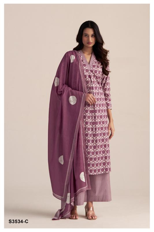 Ganga Esme 3534 catalog designer salwar kameez wholesalers india
