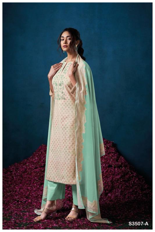 Ganga Falyn 3507 catalog salwar kameez manufacturers wholesale suppliers in surat surat gujarat