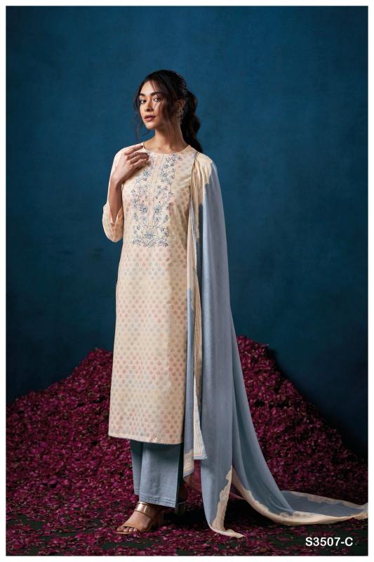 Ganga Falyn 3507 catalog salwar kameez manufacturers wholesale suppliers in surat surat gujarat
