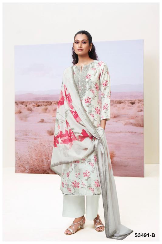 Ganga Fazeela 3491 catalog patiala salwar kameez wholesale