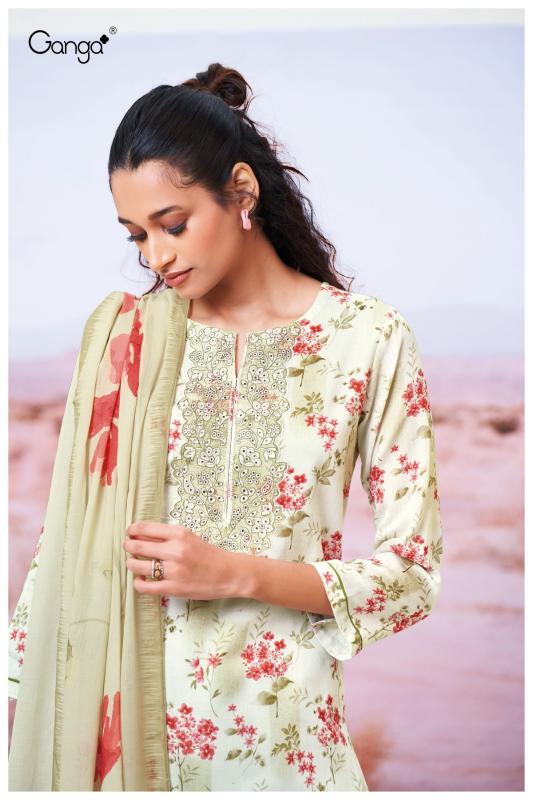 Ganga Fazeela 3491 catalog patiala salwar kameez wholesale