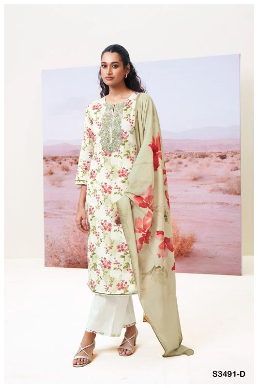 Ganga Fazeela 3491 catalog patiala salwar kameez wholesale