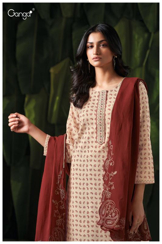 Ganga Frieda 3458 catalog indian salwar kameez wholesale