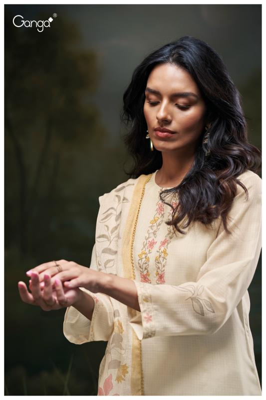 Ganga Genika 3471 catalog Premium Cotton salwar suits