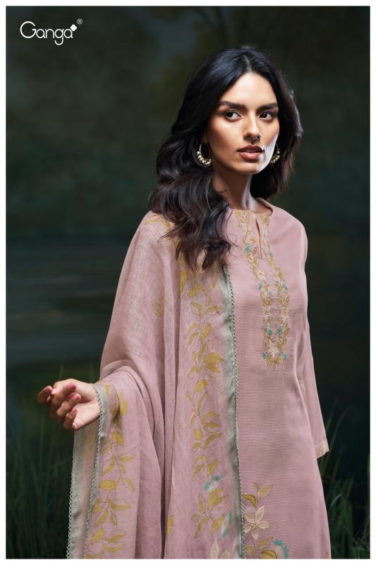 Ganga Genika 3471 catalog Premium Cotton salwar suits