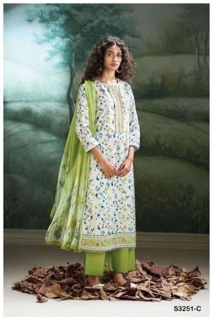 Ganga Gina 3251 catalog mumbai wholesale salwar kameez