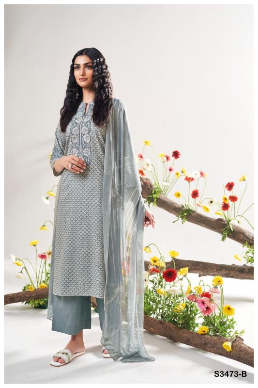 Ganga Gurnoor 3473 catalog wholesale salwar kameez uk