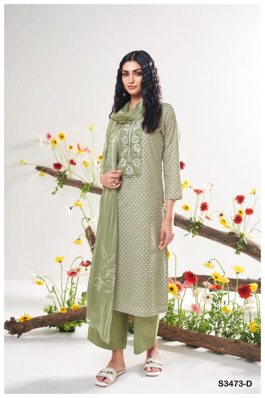 Ganga Gurnoor 3473 catalog wholesale salwar kameez uk