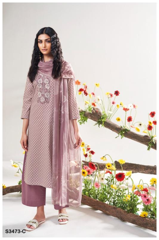 Ganga Gurnoor 3473 catalog wholesale salwar kameez uk
