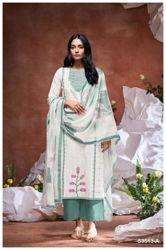 Ganga Hailie 3513 catalog salwar kameez wholesaler
