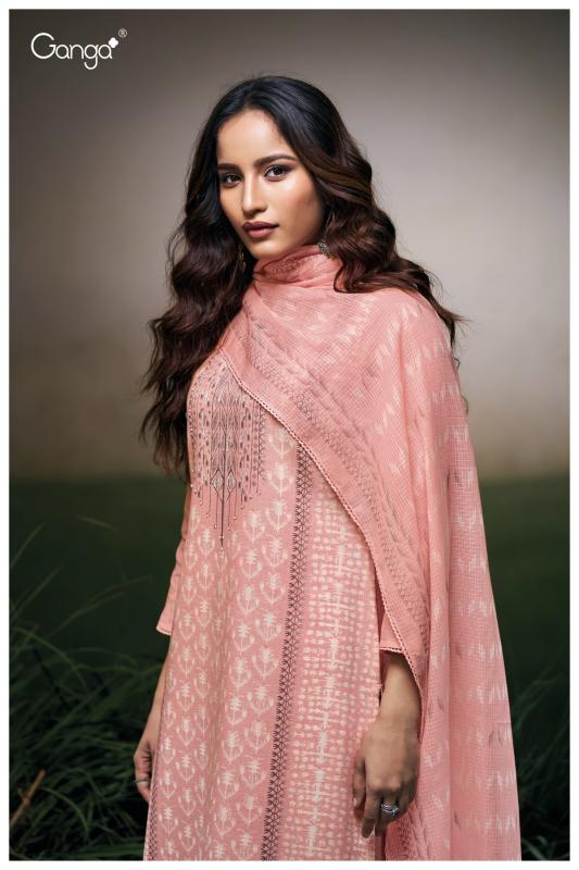 Ganga Hermona 3531 catalog ludhiana design salwar kameez wholesale exporter