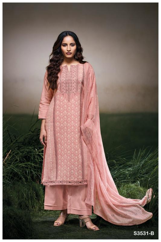 Ganga Hermona 3531 catalog ludhiana design salwar kameez wholesale exporter