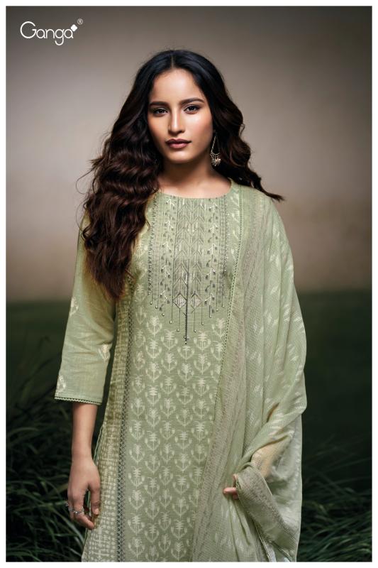 Ganga Hermona 3531 catalog ludhiana design salwar kameez wholesale exporter