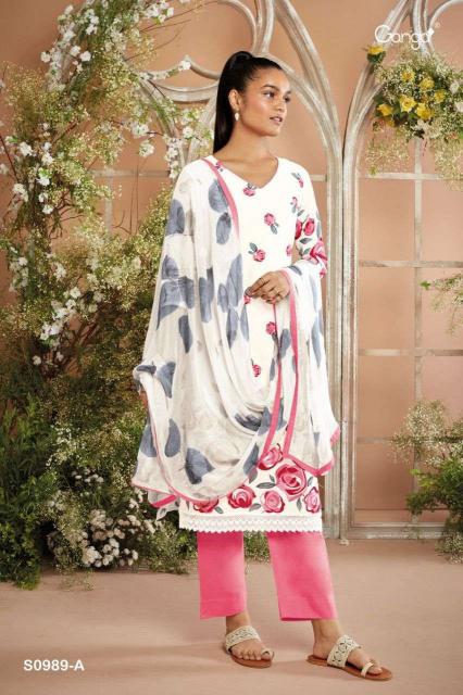Ganga Inna 989 Catalog wholesale salwar kameez in hyderabad