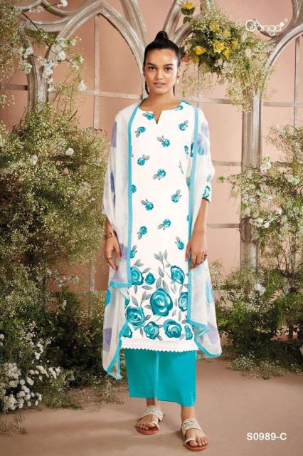 Ganga Inna 989 Catalog wholesale salwar kameez in hyderabad