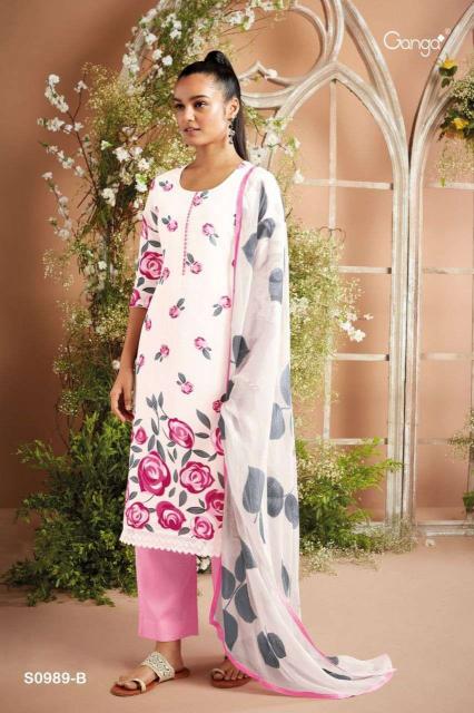 Ganga Inna 989 Catalog wholesale salwar kameez in hyderabad