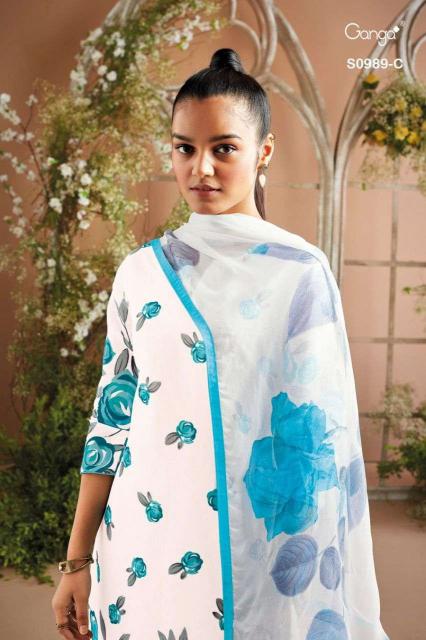 Ganga Inna 989 Catalog wholesale salwar kameez in hyderabad
