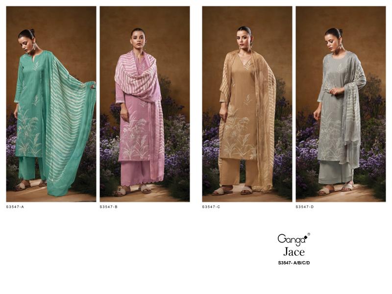 Ganga Jace 3547 catalog delhi salwar kameez wholesale